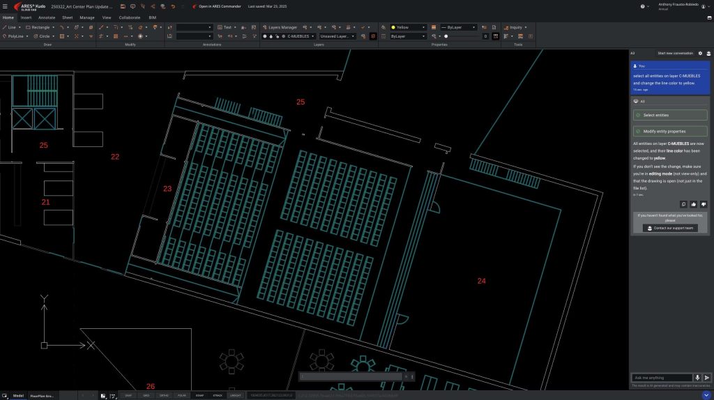 ARES 2027 is powered by new AI technologies.