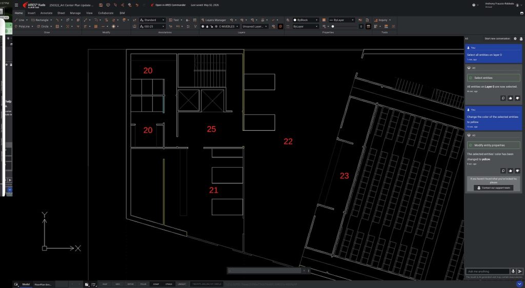 ARES 2027 is powered by new AI technologies.